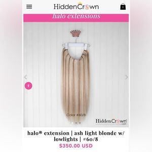 Hidden Crown Halo hair extension